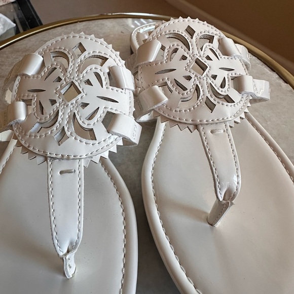 Circus NY Sam Edelman White Canyon Sandals - Size 9 - Picture 7 of 10